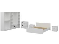 Kale Yatak Odası Set 64 Beyaz Mebran