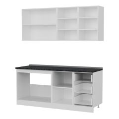 Minar 185 Cm Mutfak Dolabı Beyaz 185-B1