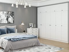 Kale Yatak Odası Set 67 Beyaz Mebran