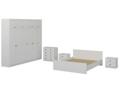 Kale Yatak Odası Set 67 Beyaz Mebran