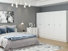 Kale Yatak Odası Set 73 Beyaz Mebran