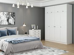 Kale Yatak Odası Set 74 Beyaz Mebran