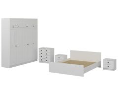 Kale Yatak Odası Set 75 Beyaz Mebran