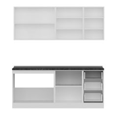 Minar 195 Cm Mutfak Dolabı Beyaz 195-B2