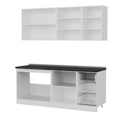 Minar 195 Cm Mutfak Dolabı Beyaz 195-B2