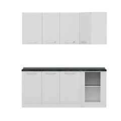 Minar 190Cm Köşe Mutfak Dolabı - Beyaz K190-B1