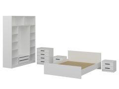 Kale Yatak Odası Set 107 Beyaz