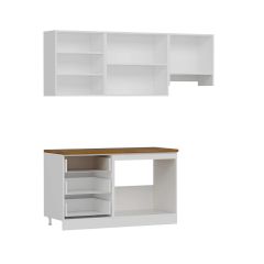 Minar 200 Cm Mbr C+Alm. Cam Mutfak Dolabı Byz Ant 200-Mcacba2