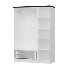 Kale Plus 3 Kapak 2 Çekmece Zincir Dolap - Beyaz