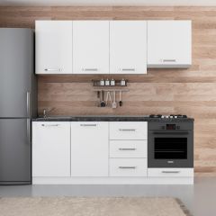 Minar 210 Cm Mutfak Dolabı Beyaz 210-B8