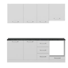 Minar 215 Cm Mutfak Dolabı Beyaz 215-B5