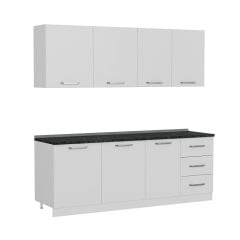 Minar 220 Cm Mutfak Dolabı Beyaz 220-B1