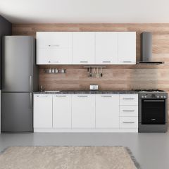 Minar 220 Cm Mutfak Dolabı Beyaz 220-B2