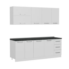 Minar 220 Cm Mutfak Dolabı Beyaz 220-B2