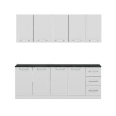 Minar 220 Cm Mutfak Dolabı Beyaz 220-B3