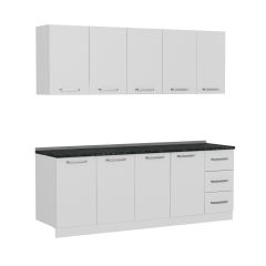 Minar 220 Cm Mutfak Dolabı Beyaz 220-B3