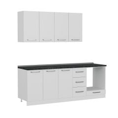 Minar 220 Cm Mutfak Dolabı Beyaz 220-B4