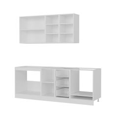 Minar 220 Cm Mutfak Dolabı Beyaz 220-B7