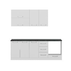 Minar 220 Cm Mutfak Dolabı Beyaz 220-B7