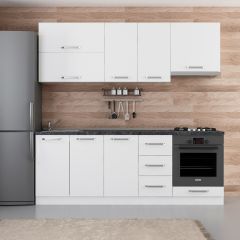 Minar 220 Cm Mutfak Dolabı Beyaz 220-B9