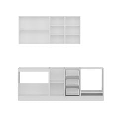 Minar 220 Cm Mutfak Dolabı Beyaz Dore 220-D7