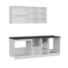 Minar 225 Cm Mutfak Dolabı Beyaz 225-B3