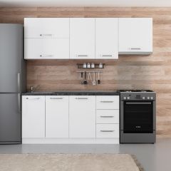 Minar 225 Cm Mutfak Dolabı Beyaz 225-B4