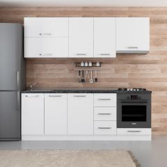 Minar 225 Cm Mutfak Dolabı Beyaz 225-B5