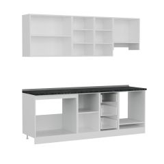 Minar 225 Cm Mutfak Dolabı Beyaz 225-B5