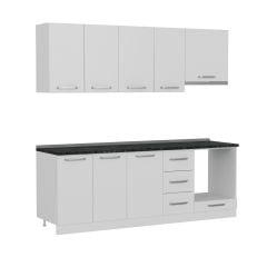 Minar 225 Cm Mutfak Dolabı Beyaz 225-B8