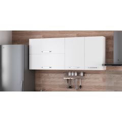 Minar 175 Cm Mutfak Dolabı Beyaz 175-B2-Üst Modül