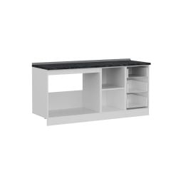 Minar 180 Cm Mutfak Dolabı Beyaz Dore 180-D2-Alt Modül