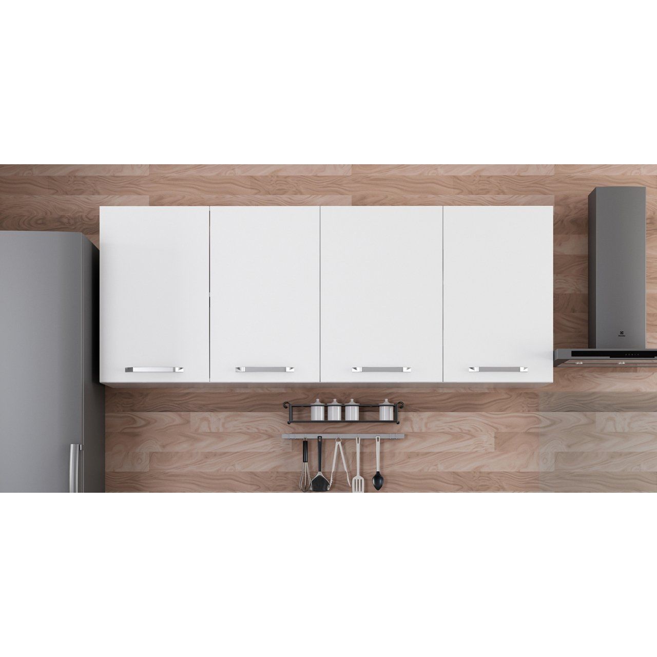 Minar 185 Cm Mutfak Dolabı Beyaz 185-B1-Üst Modül