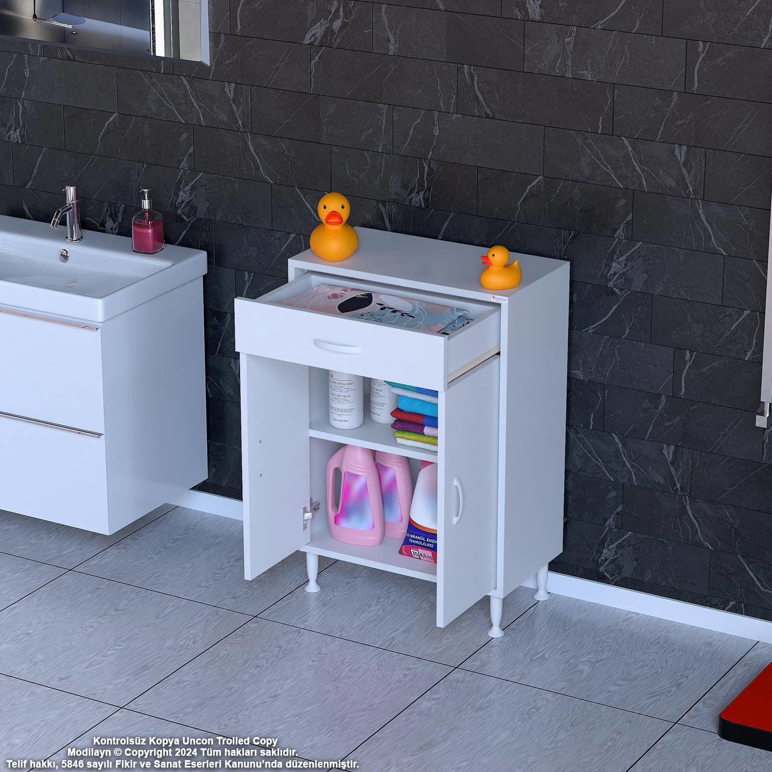 MODİLAYN ARD-101 ÇOK AMAÇLI DOLAP MUTFAK DOLABI OFİS DOLABI BANYO DOLABI