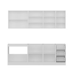 Minar 230 Cm Mutfak Dolabı Beyaz 230-B2