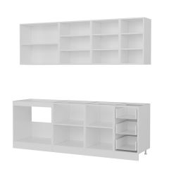 Minar 230 Cm Mutfak Dolabı Beyaz 230-B2