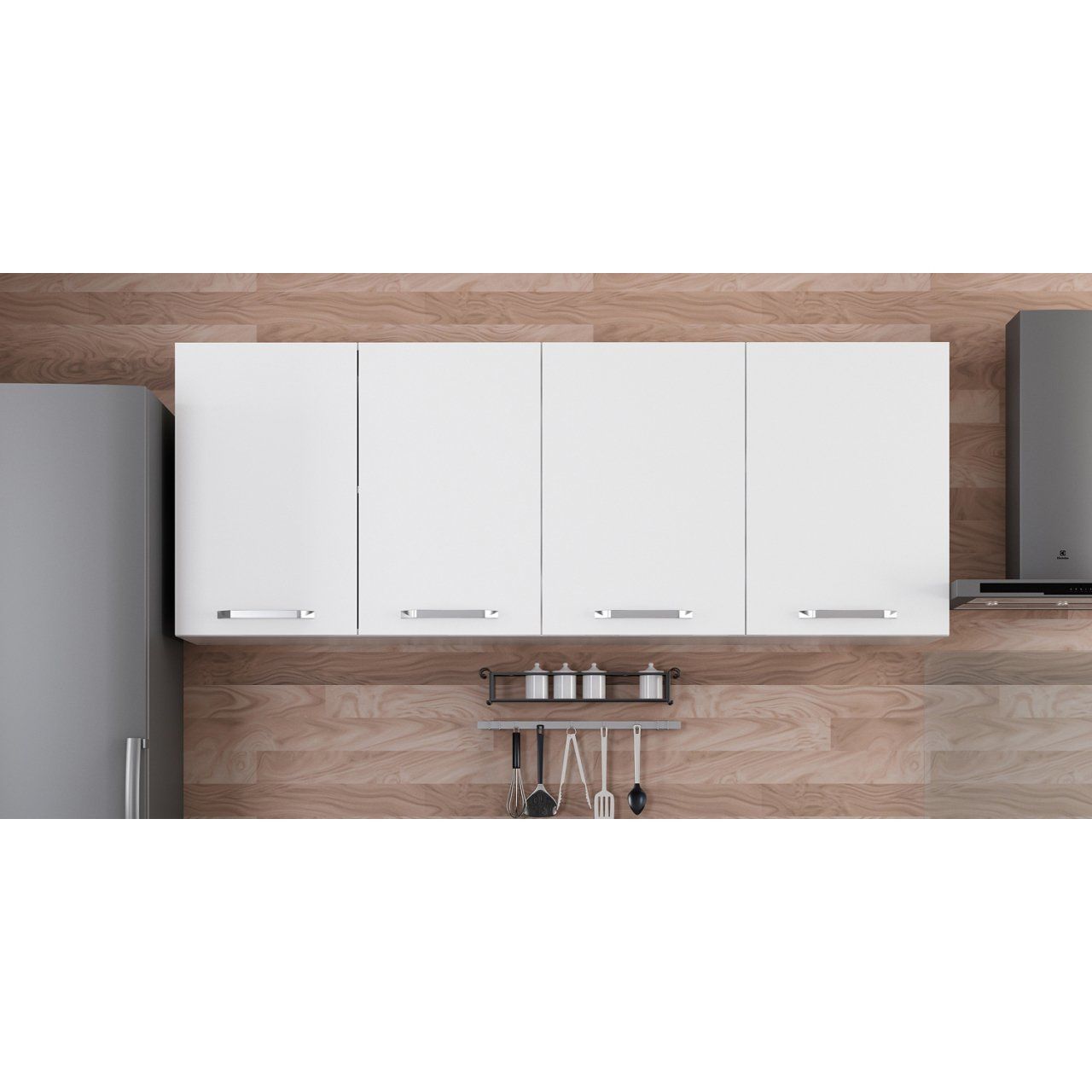 Minar 190 Cm Mutfak Dolabı Beyaz 190-B1-Üst Modül