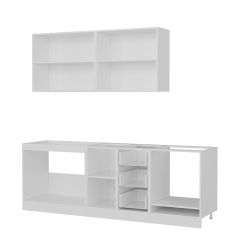 Minar 230 Cm Mutfak Dolabı Beyaz 230-B3