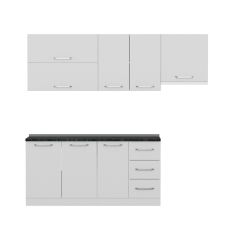 Minar 230 Cm Mutfak Dolabı Beyaz 230-B4