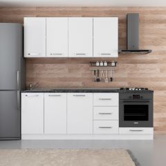 Minar 230 Cm Mutfak Dolabı Beyaz 230-B6