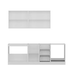 Minar 230 Cm Mutfak Dolabı Beyaz 230-B6