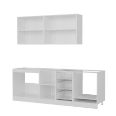 Minar 230 Cm Mutfak Dolabı Beyaz 230-B6