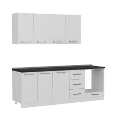 Minar 230 Cm Mutfak Dolabı Beyaz 230-B6