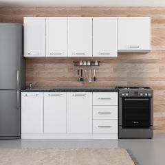 Minar 230 Cm Mutfak Dolabı Beyaz 230-B7