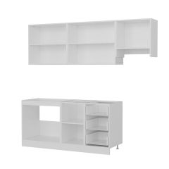 Minar 230 Cm Mutfak Dolabı Beyaz 230-B7