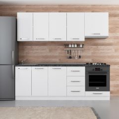 Minar 230 Cm Mutfak Dolabı Beyaz 230-B8