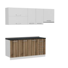 Minar 230 Cm Mutfak Dolabı Beyaz Dore 230-D4