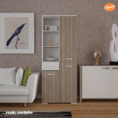 MODİLAYN 3 KAPILI TEK ÇEKMECELİ ÇOK AMAÇLI DOLAP