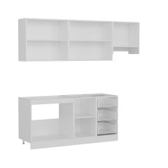 Minar 230 Cm Mutfak Dolabı Beyaz Dore 230-D7