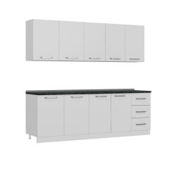 Minar 235 Cm Mutfak Dolabı Beyaz 235-B1